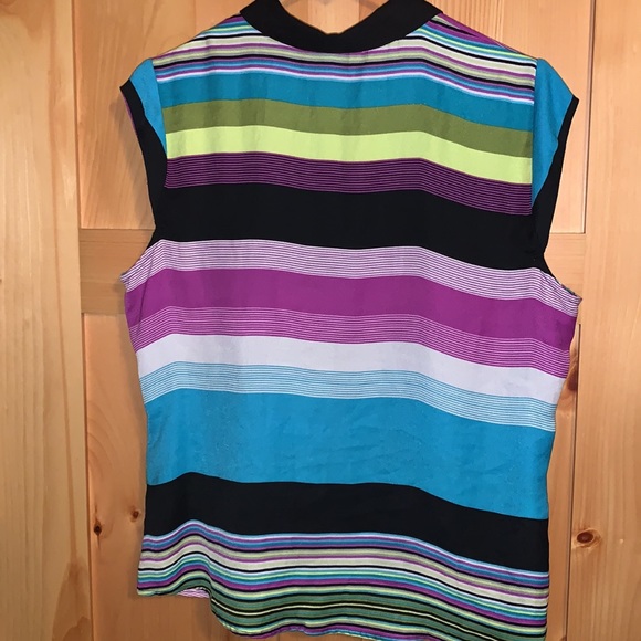 NEW! Worthington Striped Tank Top Blouse - Picture 5 of 9